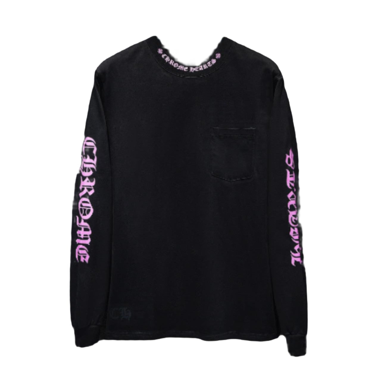 CHROME HEARST PURPLE COLLAR LONGSLEEVE BLACK - Prime Reps