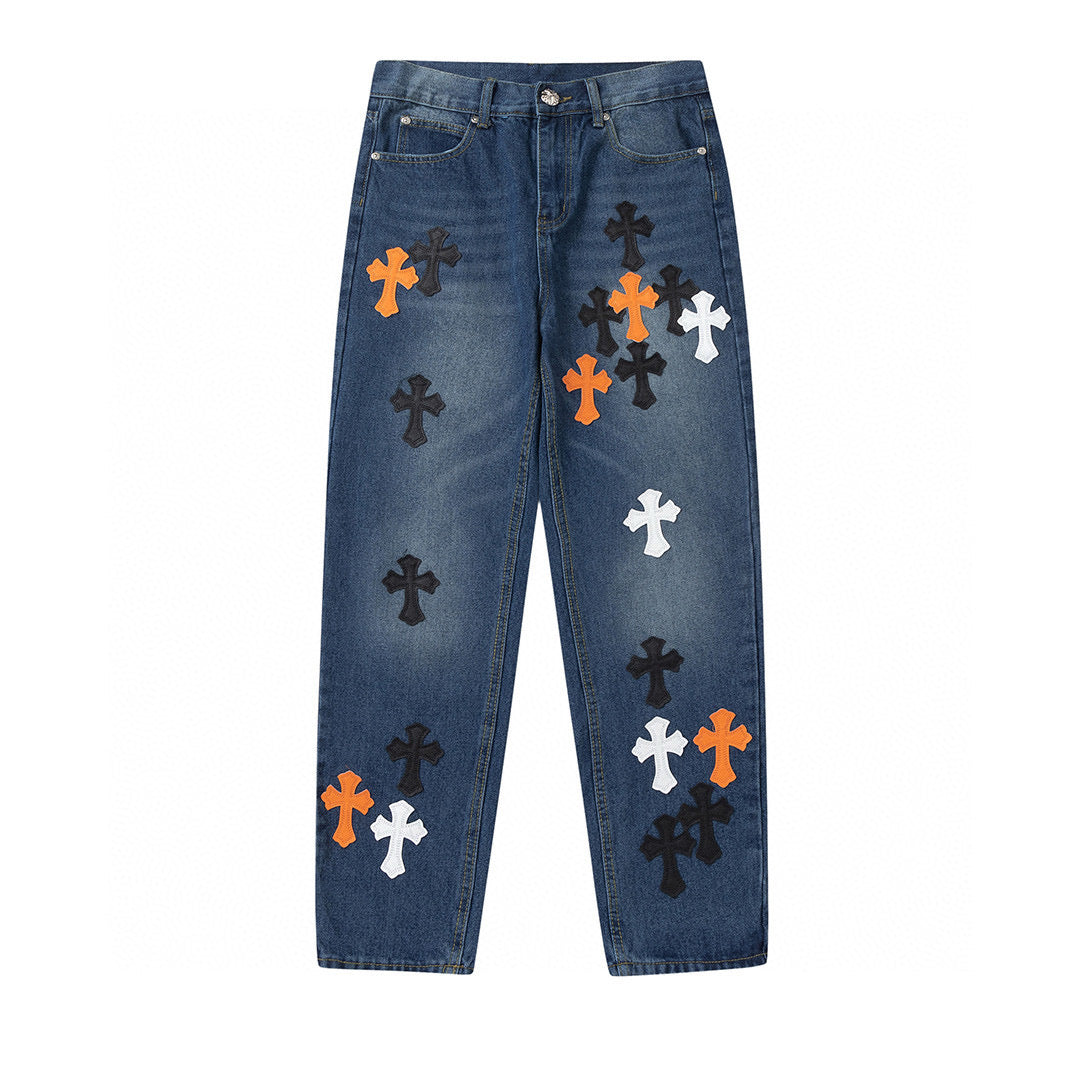 CHROME HEARTS CROW HEARTS JEANS DENIM - Prime Reps