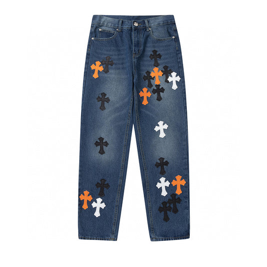 CHROME HEARTS CROW HEARTS JEANS DENIM - Prime Reps