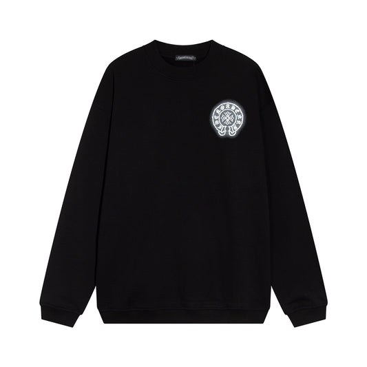 CHROME HEARTS HORSE SHOE LOGO SWEATSHIRT BLACK - Prime reps