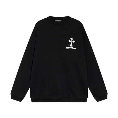 CHROME HEARTS WHITE CROSS SWEATSHIRT BLACK - Prime Reps