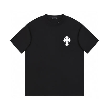 CHROME HEARTS WHITE CROSS T-SHIRT BLACK - Prime Reps