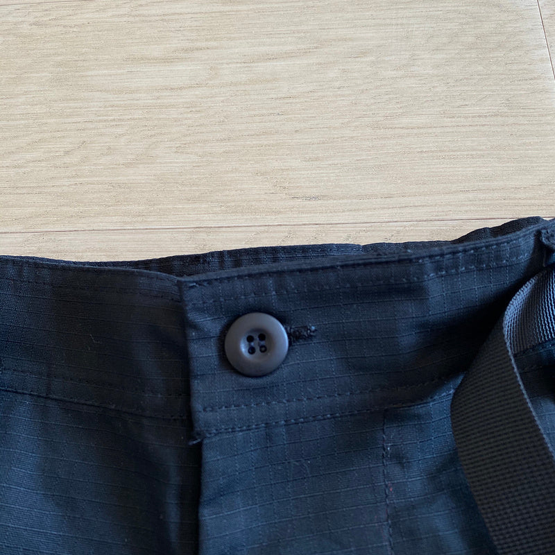 CORTEIZ ALCATRAZ CARGO PANTS BLACK/WHITE - Prime Reps