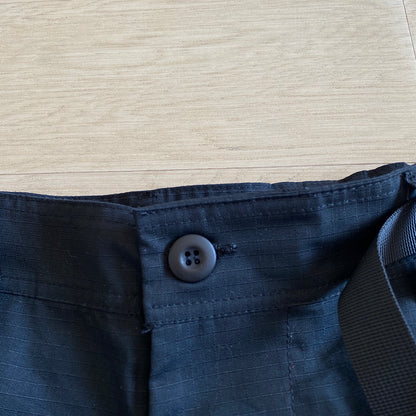 CORTEIZ ALCATRAZ CARGO PANTS BLACK/WHITE - Prime Reps