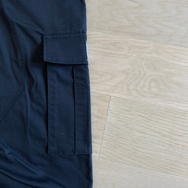 CORTEIZ ALCATRAZ CARGO PANTS BLACK/WHITE - Prime Reps