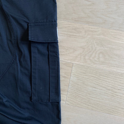 CORTEIZ ALCATRAZ CARGO PANTS BLACK/WHITE - Prime Reps