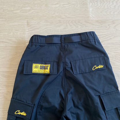 CORTEIZ ALCATRAZ GUERRILAZ CARGO PANTS BLACK - Prime Reps