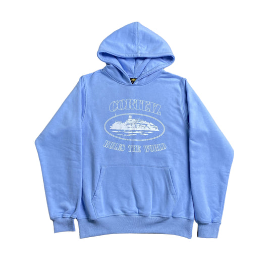 CORTEIZ ALCATRAZ HOODIE BABY BLU - Prime Reps