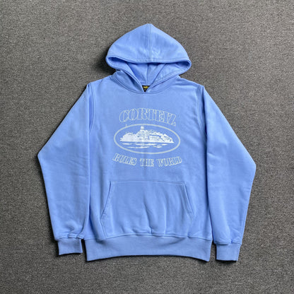 CORTEIZ ALCATRAZ HOODIE BABY BLU - Prime Reps