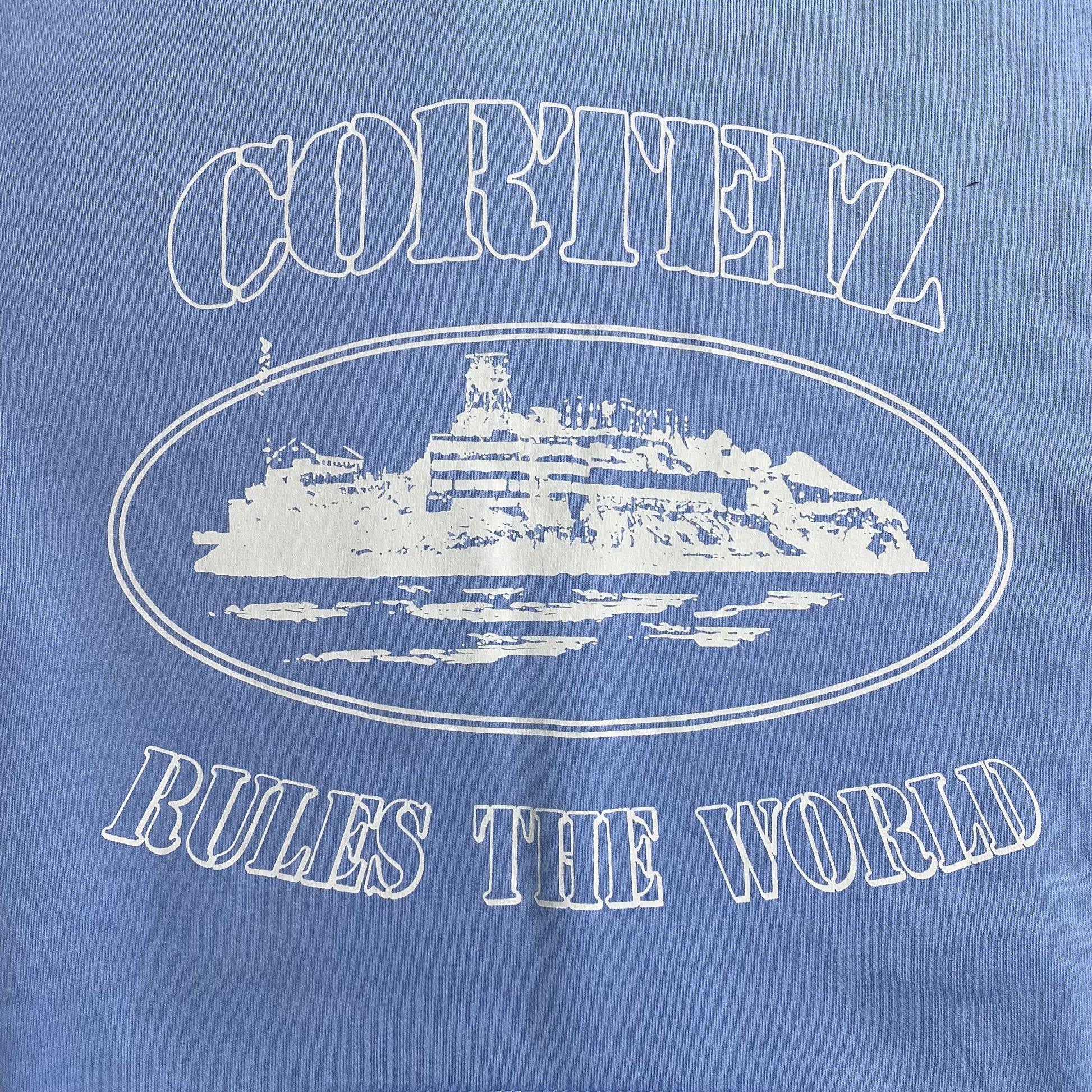 CORTEIZ ALCATRAZ HOODIE BABY BLU - Prime Reps