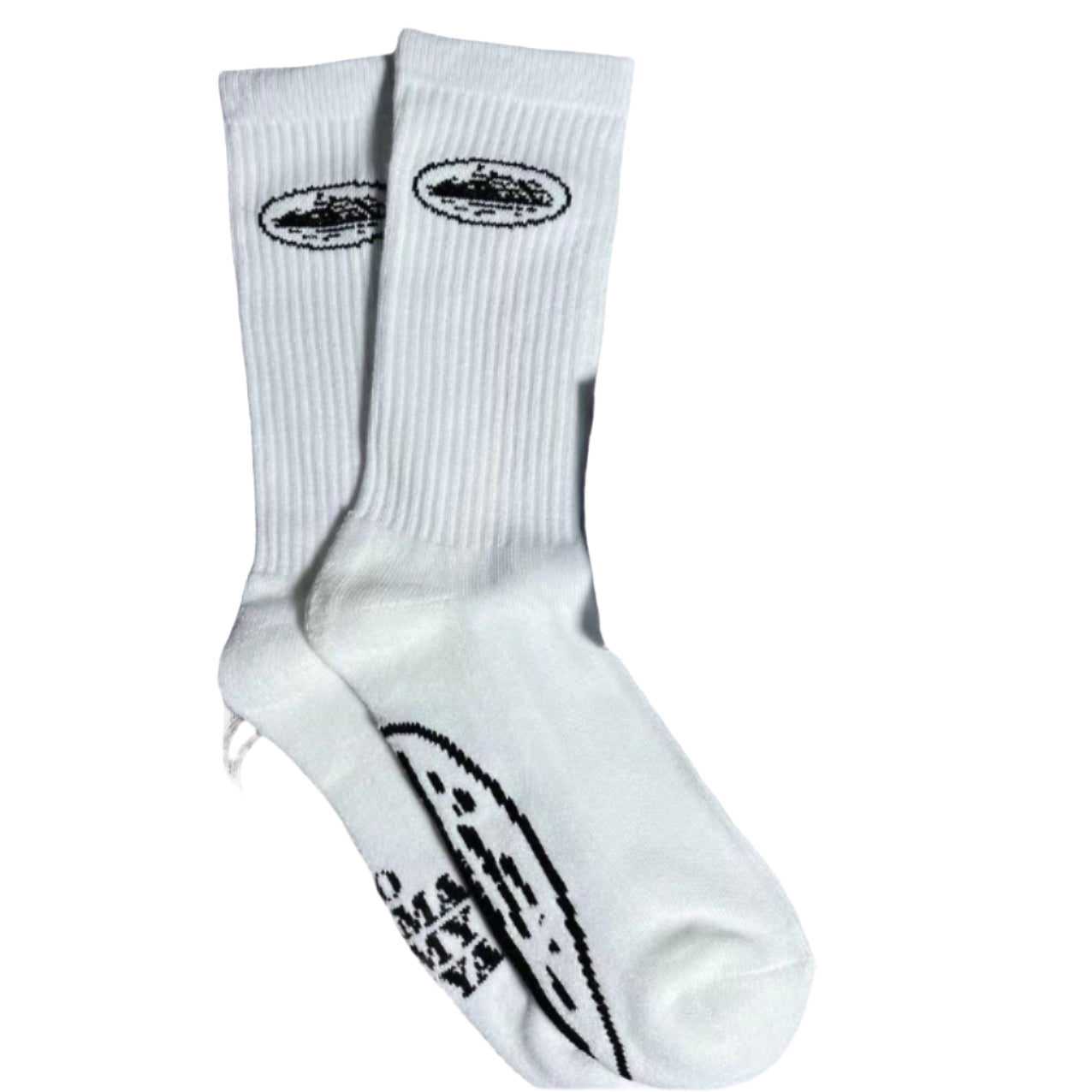 CORTEIZ ALCATRAZ SOCKS WHITE - Prime Reps