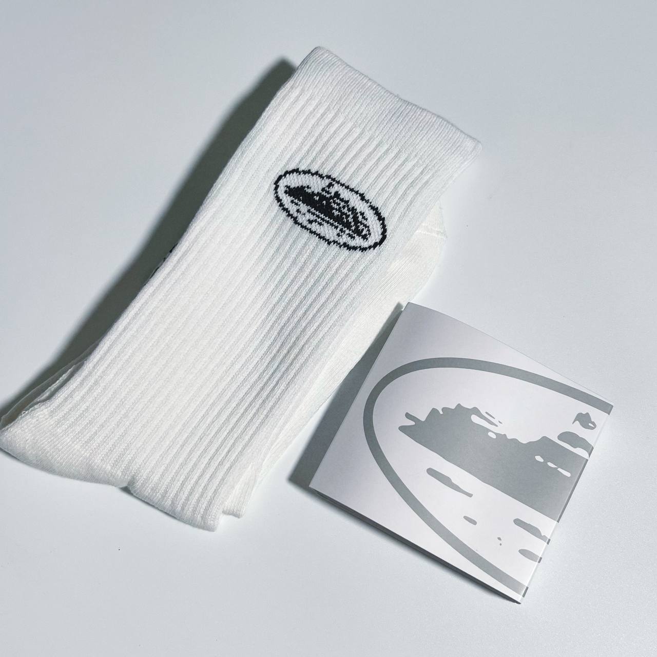 CORTEIZ ALCATRAZ SOCKS WHITE - Prime Reps