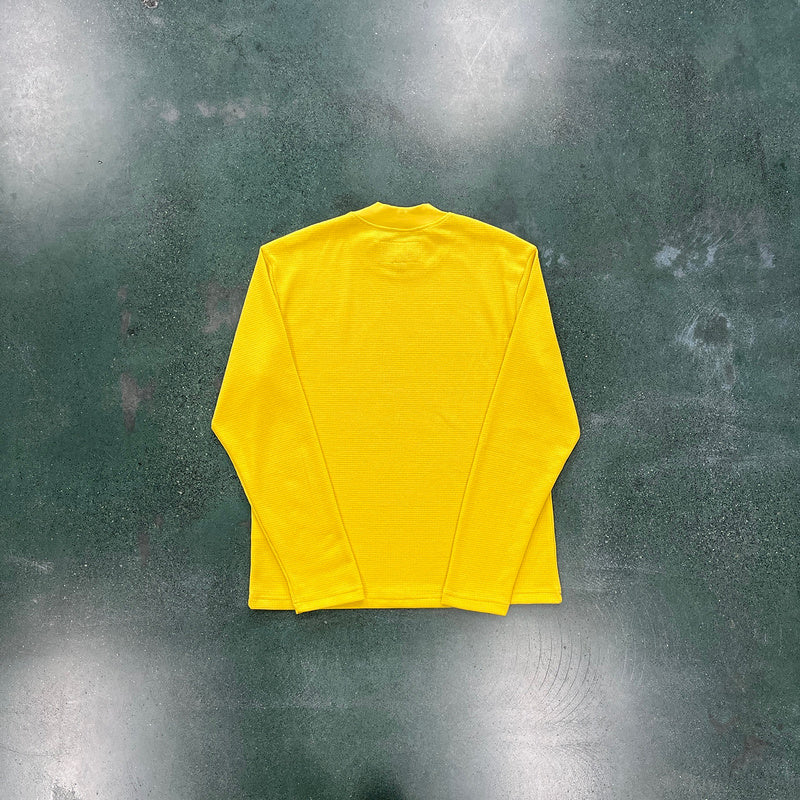 CORTEIZ ALCATRAZ WAFFLE LONGSLEEVE YELLOW - Prime Reps