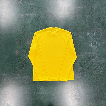 CORTEIZ ALCATRAZ WAFFLE LONGSLEEVE YELLOW - Prime Reps