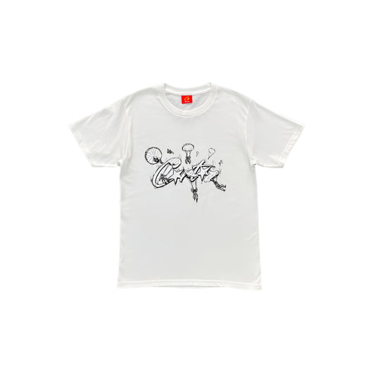 CORTEIZ ALLSTARZ SKYDIVER TEE WHITE - Prime Reps