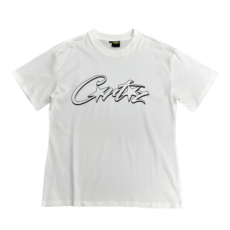 CORTEIZ ALLSTARZ TEE WHITE HOLLOW BLACK - Prime Reps