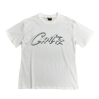 CORTEIZ ALLSTARZ TEE WHITE HOLLOW BLACK - Prime Reps
