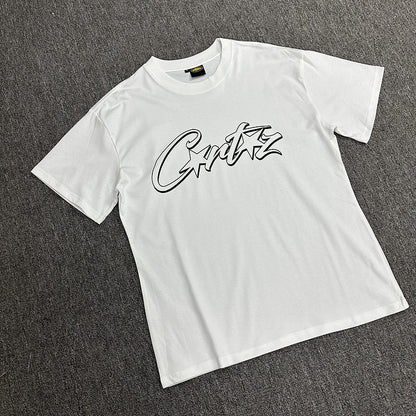 CORTEIZ ALLSTARZ TEE WHITE HOLLOW BLACK - Prime Reps