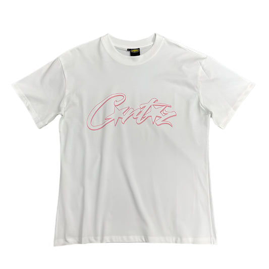 CORTEIZ ALLSTARZ TEE WHITE PINK - Prime Reps