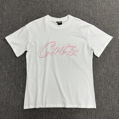 CORTEIZ ALLSTARZ TEE WHITE PINK - Prime Reps