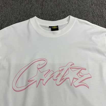 CORTEIZ ALLSTARZ TEE WHITE PINK - Prime Reps