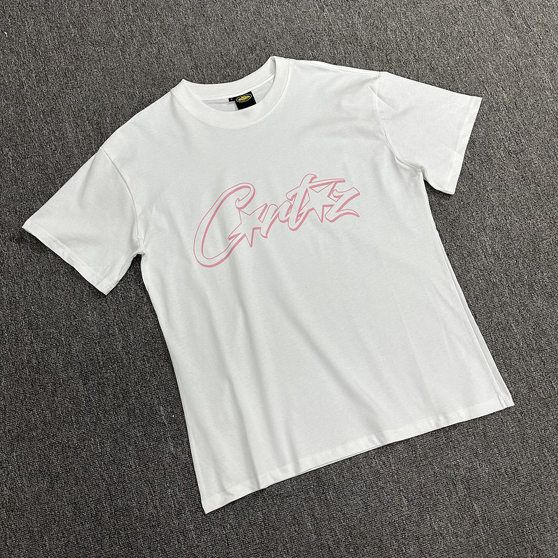 CORTEIZ ALLSTARZ TEE WHITE PINK - Prime Reps