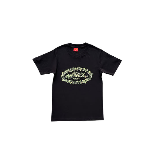 CORTEIZ GRASS ROUND TEE BLACK - Prime Reps
