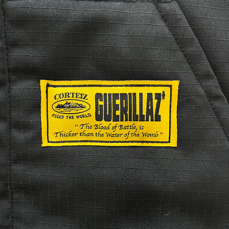 CORTEIZ GUERILLAZ QUILTED VEST BLACK - Prime Reps 
