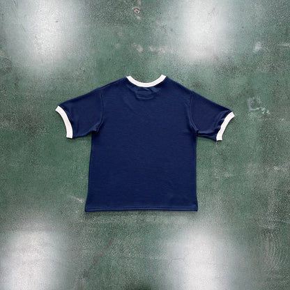 CORTEIZ INSIGNIA WAFFLE TEE NAVY - Prime Reps