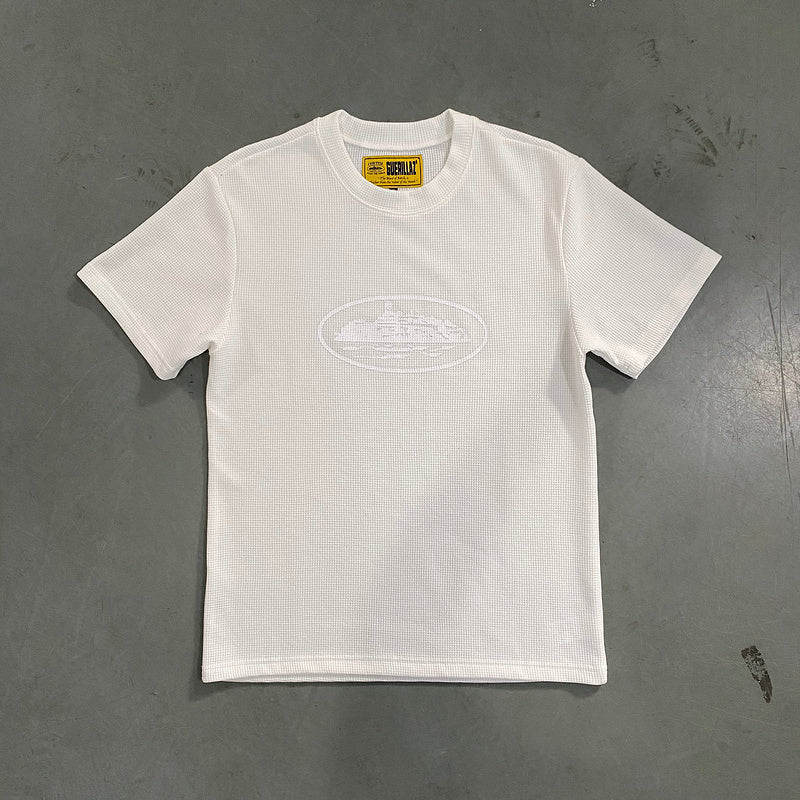 CORTEIZ INSIGNIA WAFFLE TEE WHITE - Prime Reps