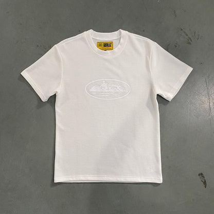 CORTEIZ INSIGNIA WAFFLE TEE WHITE - Prime Reps