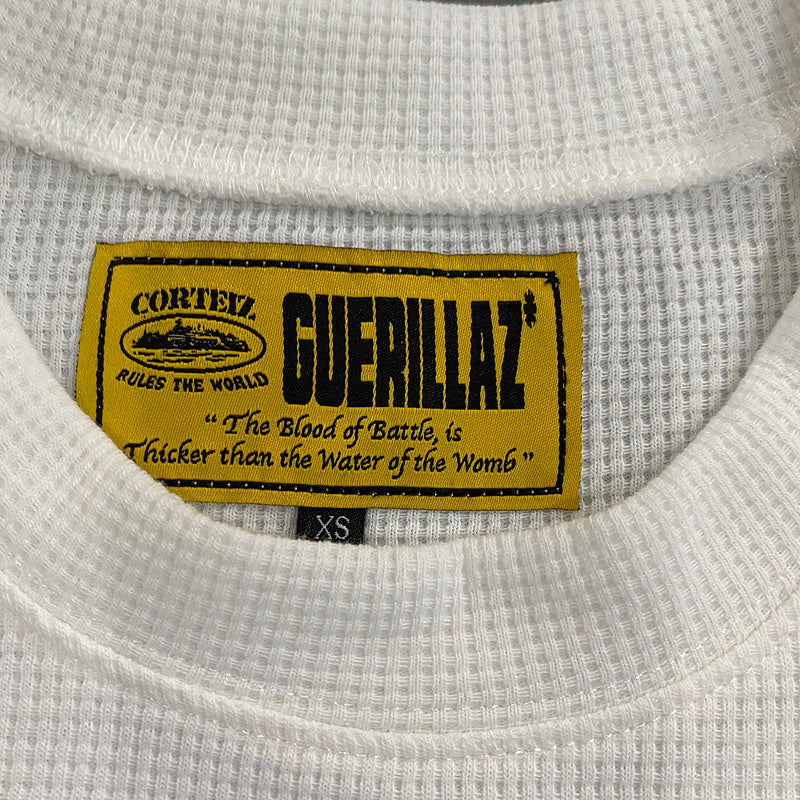 CORTEIZ INSIGNIA WAFFLE TEE WHITE - Prime Reps