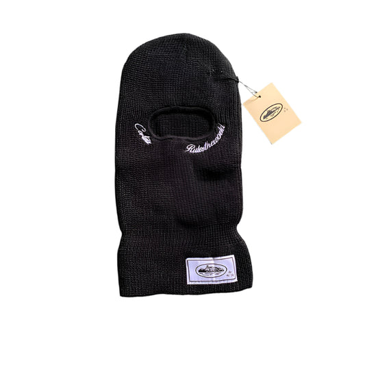 CORTEIZ KNIT BALACLAVA BLACK WHITE - Prime Reps