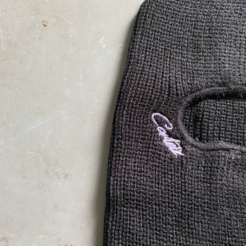 CORTEIZ KNIT BALACLAVA BLACK WHITE - Prime Reps