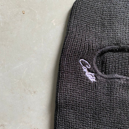 CORTEIZ KNIT BALACLAVA BLACK WHITE - Prime Reps