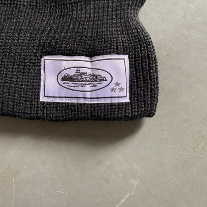 CORTEIZ KNIT BALACLAVA BLACK WHITE - Prime Reps