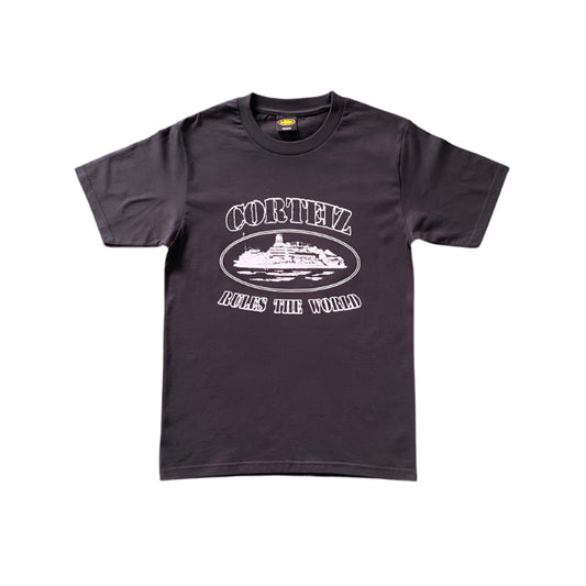 CORTEIZ OG ALCATRAZ TEE BLACK WHITE - Prime Reps