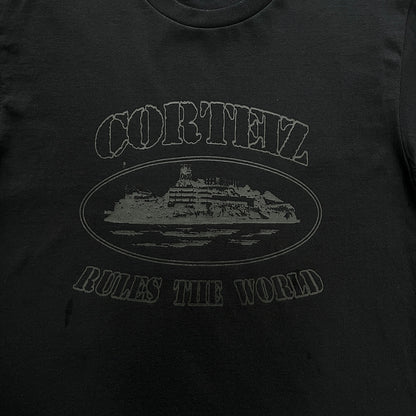 CORTEIZ OG ALCATRAZ TEE TRIPLE BLACK - Prime Reps