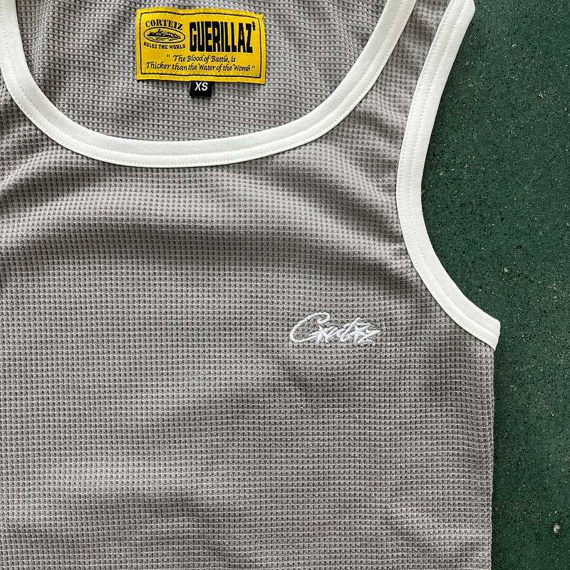 CORTEIZ OG CONTRAST TANK TOP WHITE - Prime Reps