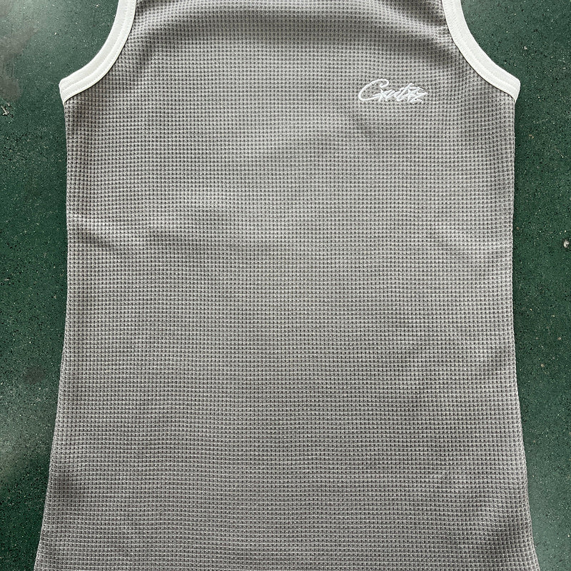 CORTEIZ OG CONTRAST TANK TOP WHITE - Prime Reps