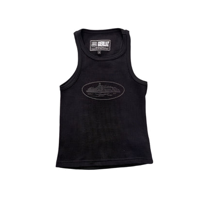 CORTEIZ RTW OG WOMEN'S ALCATRAZ TANK TOP BLACK ON BLACK - Prime Reps