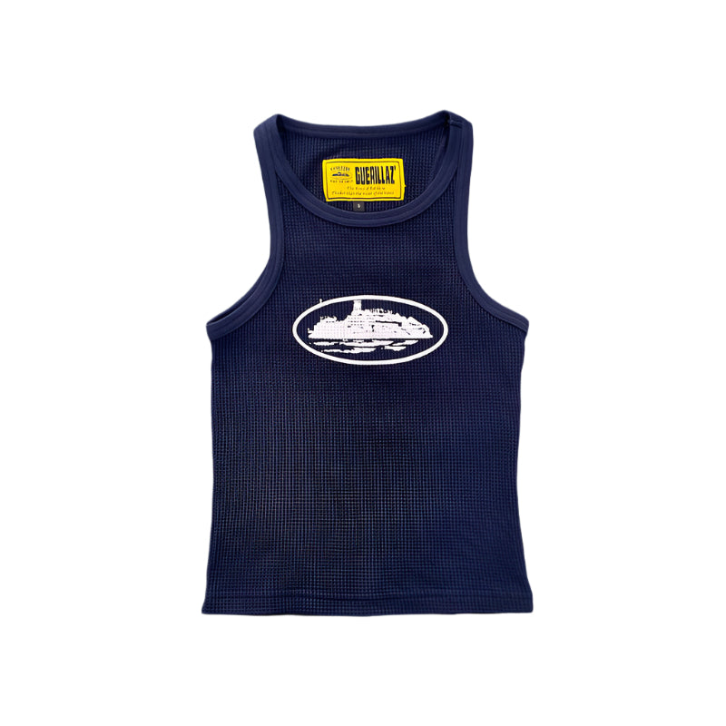 CORTEIZ RTW OG WOMEN'S ALCATRAZ TANK TOP NAVY - Prime Reps