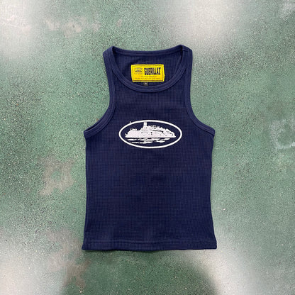 CORTEIZ RTW OG WOMEN'S ALCATRAZ TANK TOP NAVY - Prime Reps