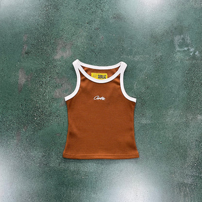 CORTEIZ TANK TOP BROWN WOMEN'S - Prime Reps