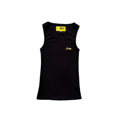 CORTEIZ WAFFLE TANK TOP BLACK - Prime Reps