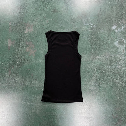 CORTEIZ WAFFLE TANK TOP BLACK - Prime Reps