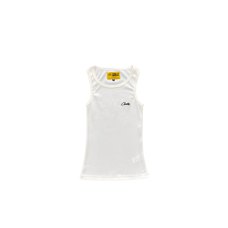 CORTEIZ WAFFLE TANK TOP WHITE - Prime Reps