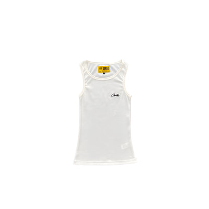 CORTEIZ WAFFLE TANK TOP WHITE - Prime Reps