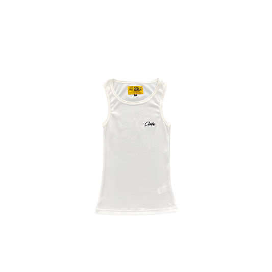 CORTEIZ WAFFLE TANK TOP WHITE - Prime Reps