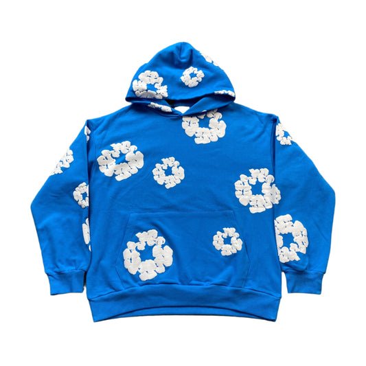 DENIM TEARS COTTON WREATH HOODIE AZURE BLUE - Prime Reps